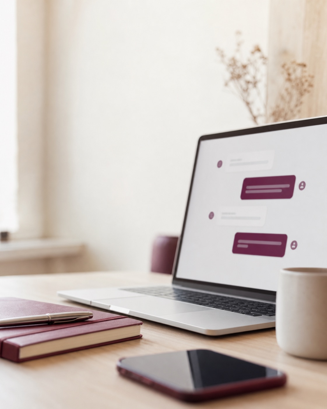 Softora chatbotflow voor leadkwalificatie en opvolging van websitebezoekers.