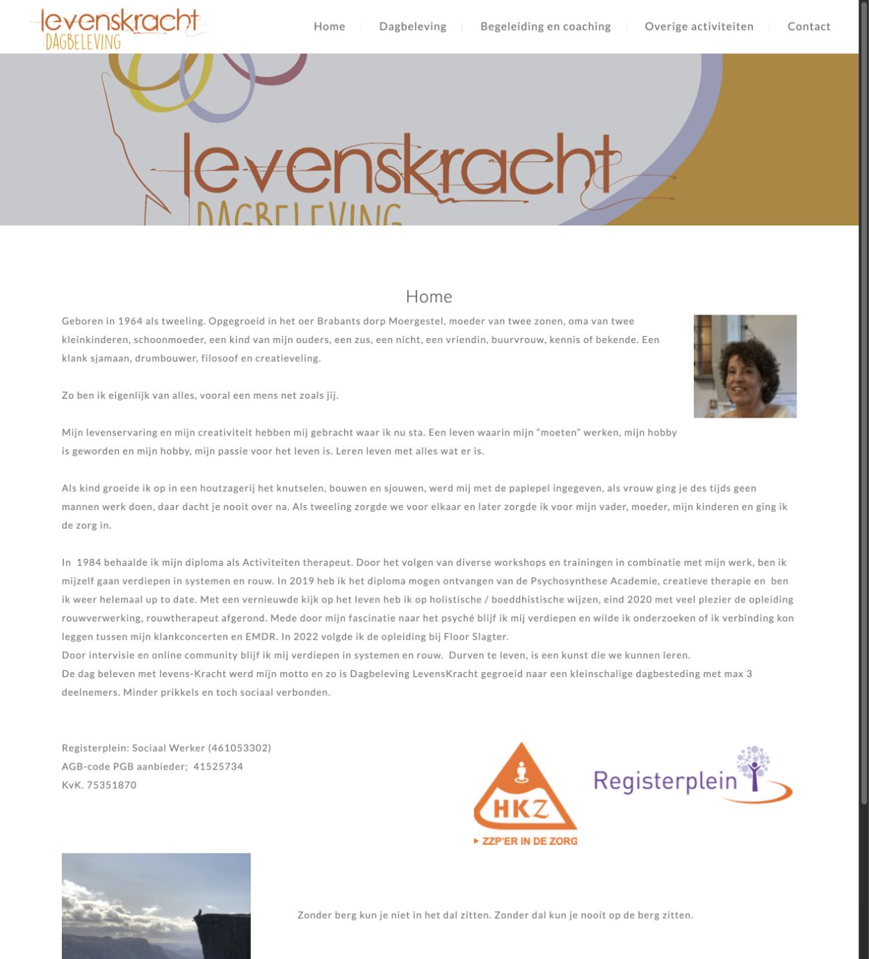 Homepage van Dagbeleving LevensKracht